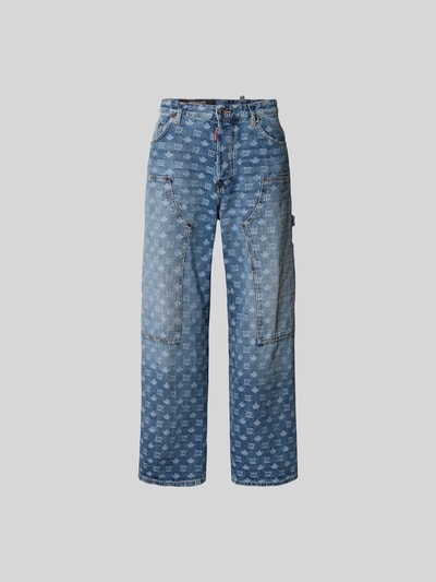 Dsquared2 Baggy Fit Jeans aus reiner Baumwolle Jeansblau 2