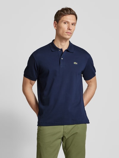 Lacoste Classic Fit Poloshirt mit Label-Badge Dunkelblau 4