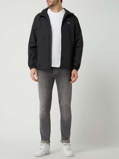 Tommy Jeans Windbreaker mit Kapuze Black 1