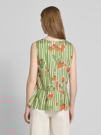 Marc Cain Blusenshirt mit Schößchen Grass 5