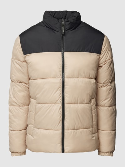 Jack & Jones Gewatteerd jack met opstaande kraag, model 'ETOBY' Beige - 2