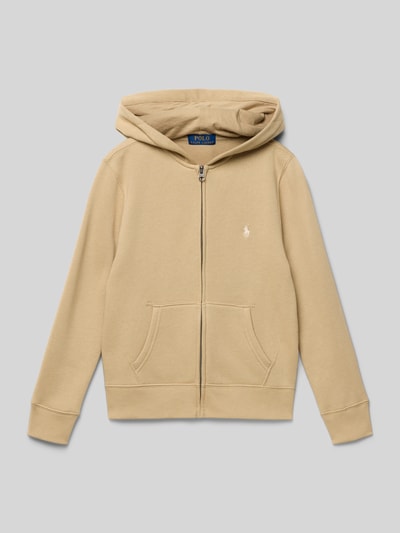Polo Ralph Lauren Teens Sweatjack met ritssluiting Kaki - 1
