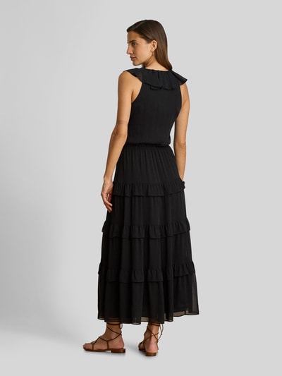 Lauren Ralph Lauren Losvallende vrijetijdsjurk met volants Zwart - 5