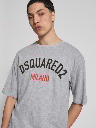 Dsquared2 T-Shirt mit Label-Print Mittelgrau 3