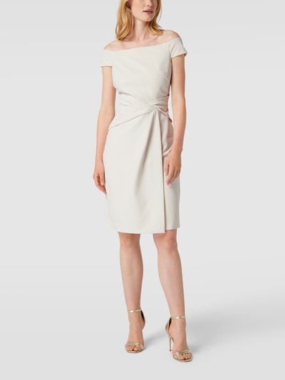 Lauren Ralph Lauren Cocktailkleid im Off-Shoulder-Design Modell 'SARAN SHORT' Ecru 1