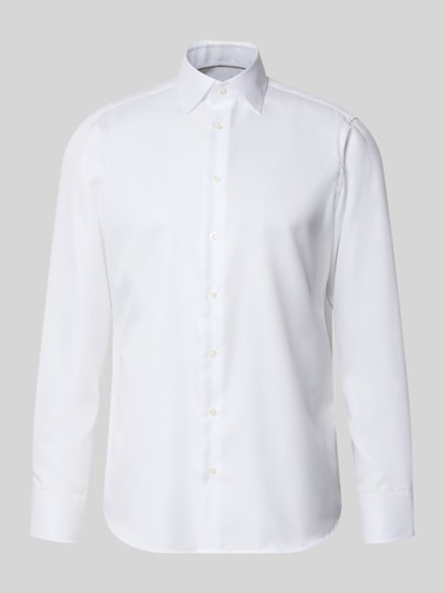 Christian Berg Men Regular Fit Business-Hemd mit Kentkragen Weiss 1