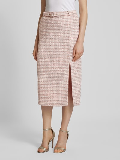 Christian Berg Woman Selection Midirok in bouclélook Rosé - 4