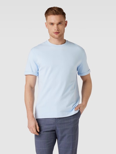 Windsor T-Shirt mit Rundhalsausschnitt Modell 'Sevo' Hellblau 4