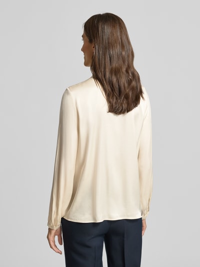 Milano Italy Regular fit blouse met ruches Offwhite - 5