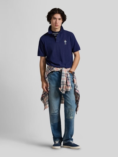 Polo Ralph Lauren Relaxed Fit Poloshirt mit Polo Bear Stitching Rauchblau 1