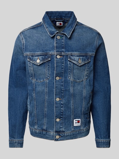 Tommy Jeans Jeansjack met paspelzakken op de borst, model 'RYAN' Donkerblauw - 2