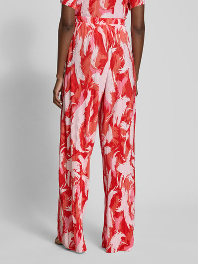 s.Oliver RED LABEL Weite Hose mit Plissee Rot 5