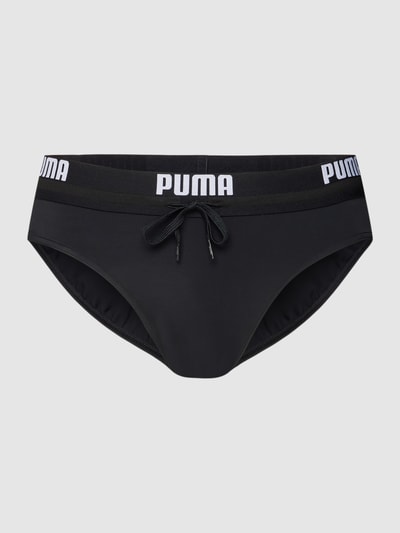 Puma Badehose mit Label-Detail Black 2