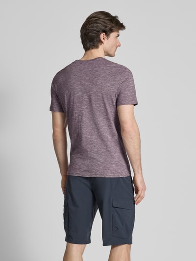 MCNEAL T-Shirt mit geripptem Rundhalsausschnitt Violett 5