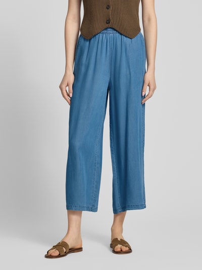 ONLY Relaxed Fit Culotte aus reinem Lyocell Modell 'CHARIS' Jeansblau 4
