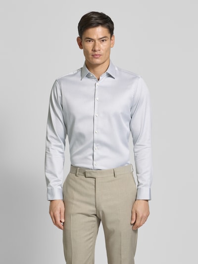 Jake*s Regular Fit Business-Hemd mit Kentkragen Mittelgrau 4
