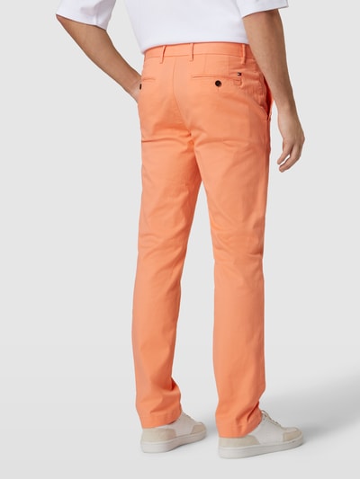 Tommy Hilfiger Chino met Franse steekzakken, model 'DENTON' Koraal - 5