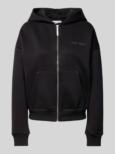 Review Essentials hoodie met ritssluiting 2.0 Zwart - 2