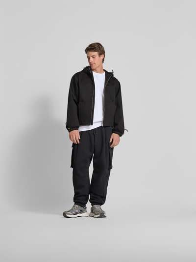 ISNURH Jacke mit Kapuze Black 1