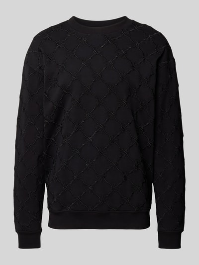 JOOP! Collection Sweatshirt mit gerippten Abschlüssen Black 2