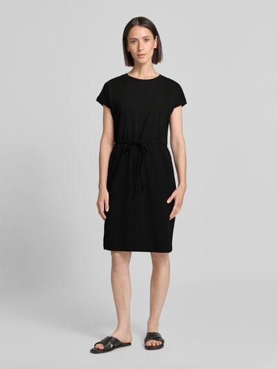 B.Young Knielanges Kleid mit Tunnelzug Modell 'PANDINNA' Black 1