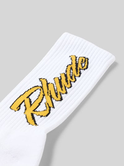 RHUDE Socken aus Baumwoll-Mix Weiss 3