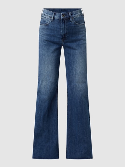 G-Star Raw Flared Ultra High Waist Jeans mit Stretch-Anteil Modell 'Deck' Jeansblau 2