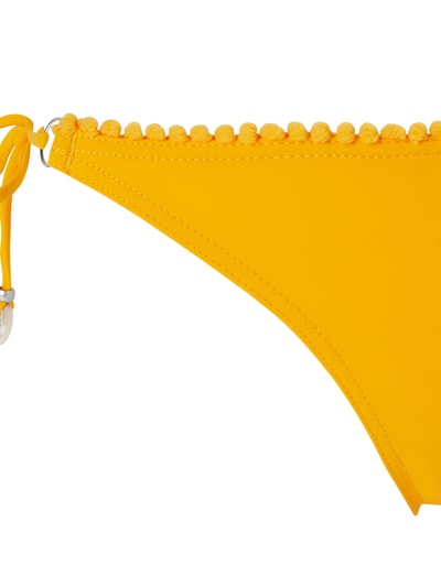 Banana Moon Bikini-Hose mit Schnürung Modell 'Drea Spring' Dunkelgelb 5