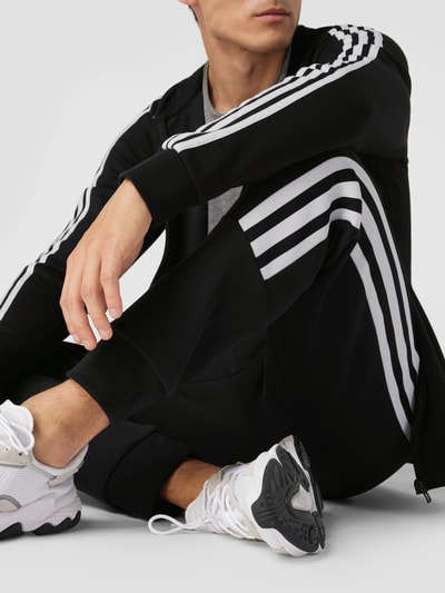 ADIDAS SPORTSWEAR Spodnie dresowe z paskami z logo Czarny 3