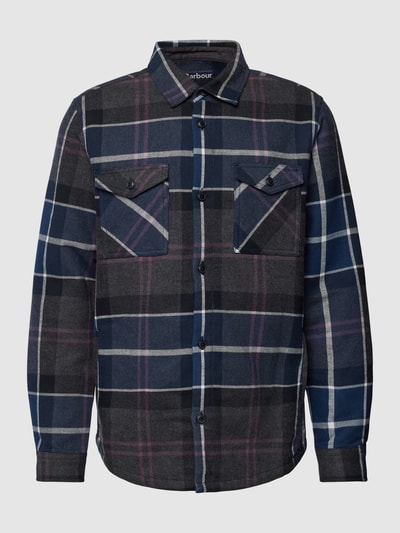 Barbour Freizeithemd mit Tartan-Karo und Pattentaschen Black 2