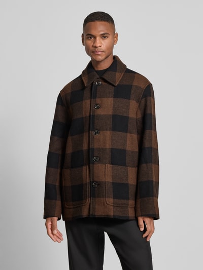 Tommy Hilfiger Oversized overhemdjack van wolmix  Zwart - 4