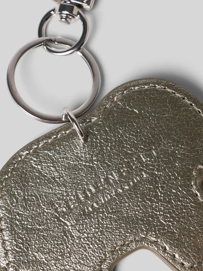 Produktfoto, Schlüsselanhänger mit Karabinerhaken Modell 'My Elephant' von Seidenfelt in Metallic-Optik, strukturierte Oberfläche, Damen Schlüsselanhänger, Animal-Detail, Schlüsselring