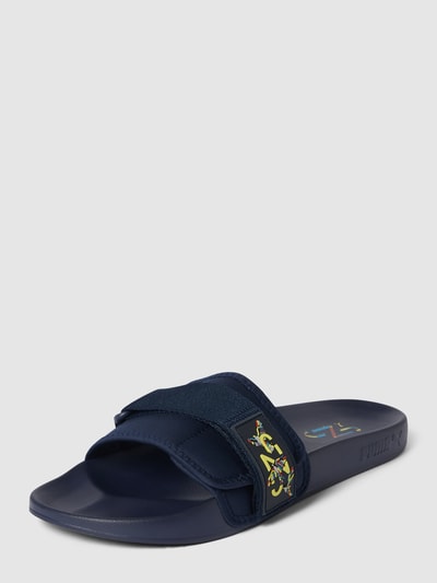 Puma Slides mit Label-Details  Modell 'Leadcat' Dunkelblau 2