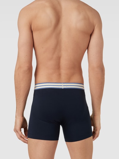 Scotch & Soda Boxershort met labeldetail in een set van 3 stuks Donkerblauw - 4