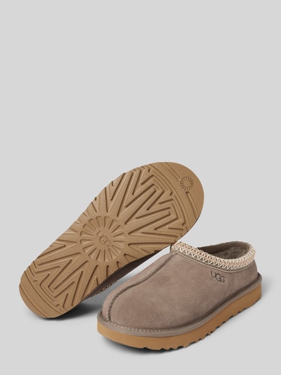 UGG Slides mit Label-Detail Modell 'TASMAN' Taupe 4