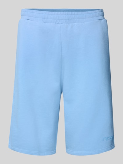 REVIEW Shorts mit elastischem Bund Hellblau 2