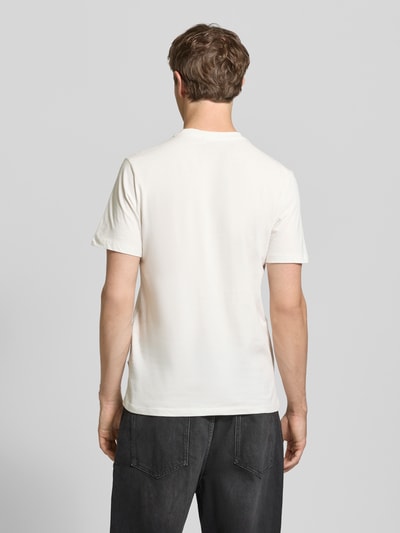 Blend Regular Fit T-Shirt mit Statement-Stitching Modell 'Kameron' Offwhite 5