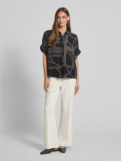 Jake*s Collection Regular Fit Bluse mit 1/2-Arm Black 1