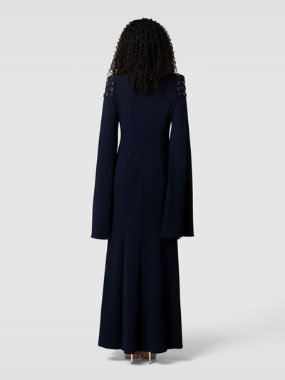 Adrianna Papell Abendkleid mit Ziersteinbesatz Marine 5