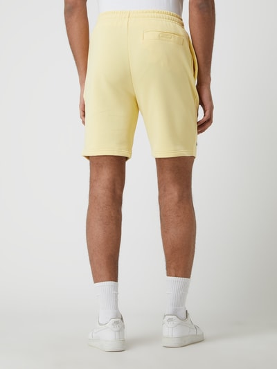 Lacoste Regular fit sweatshorts met logo Geel - 5