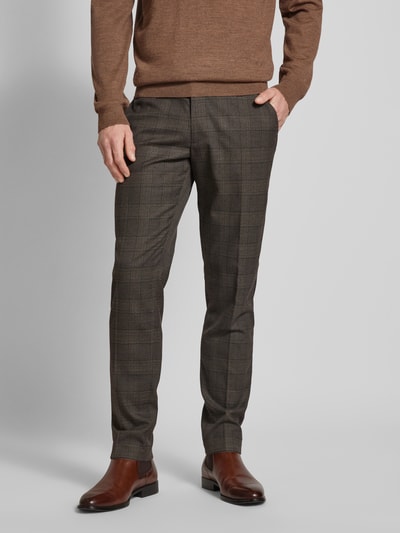 MCNEAL Pantalon met steekzakken Middenbruin - 4