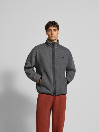 Diesel Jacke mit Stehkragen Dunkelgrau 4
