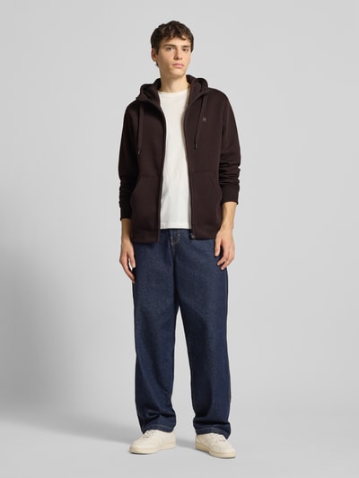 G-Star Raw Sweatjacke mit Kapuze Dunkelbraun 1