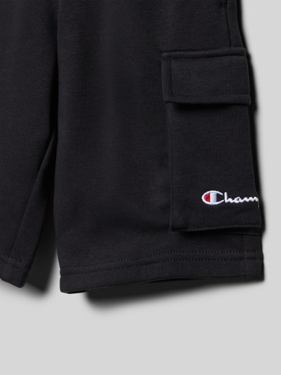 CHAMPION Regular Fit Cargoshorts mit Tunnelzug Black 2