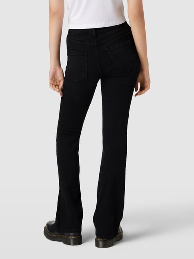 Only Flared fit jeans met stretch, model 'BLUSH' Zwart - 5