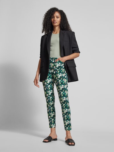 Christian Berg Woman Broek met elastische band Smaragdgroen - 1