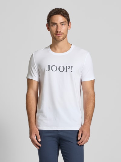 JOOP! Collection T-shirt met logoprint en ronde hals Wit - 4