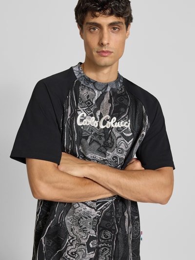 CARLO COLUCCI T-Shirt mit Label-Stitching Black 3
