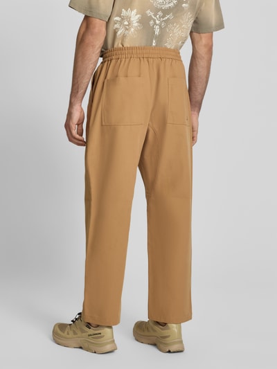 MAISON KITSUNÉ Straight Fit Stoffhose aus Baumwolle Beige 5