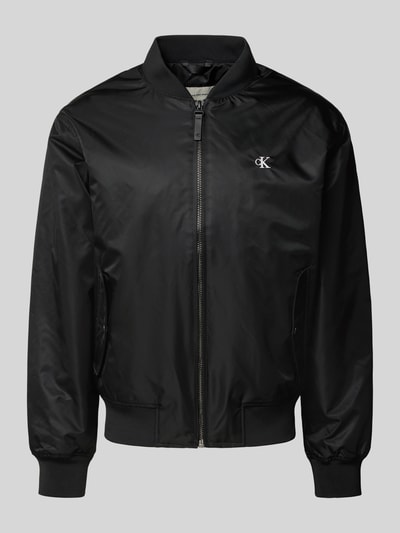 Calvin Klein Jeans Bomberjacke mit Label-Stitching Black 2